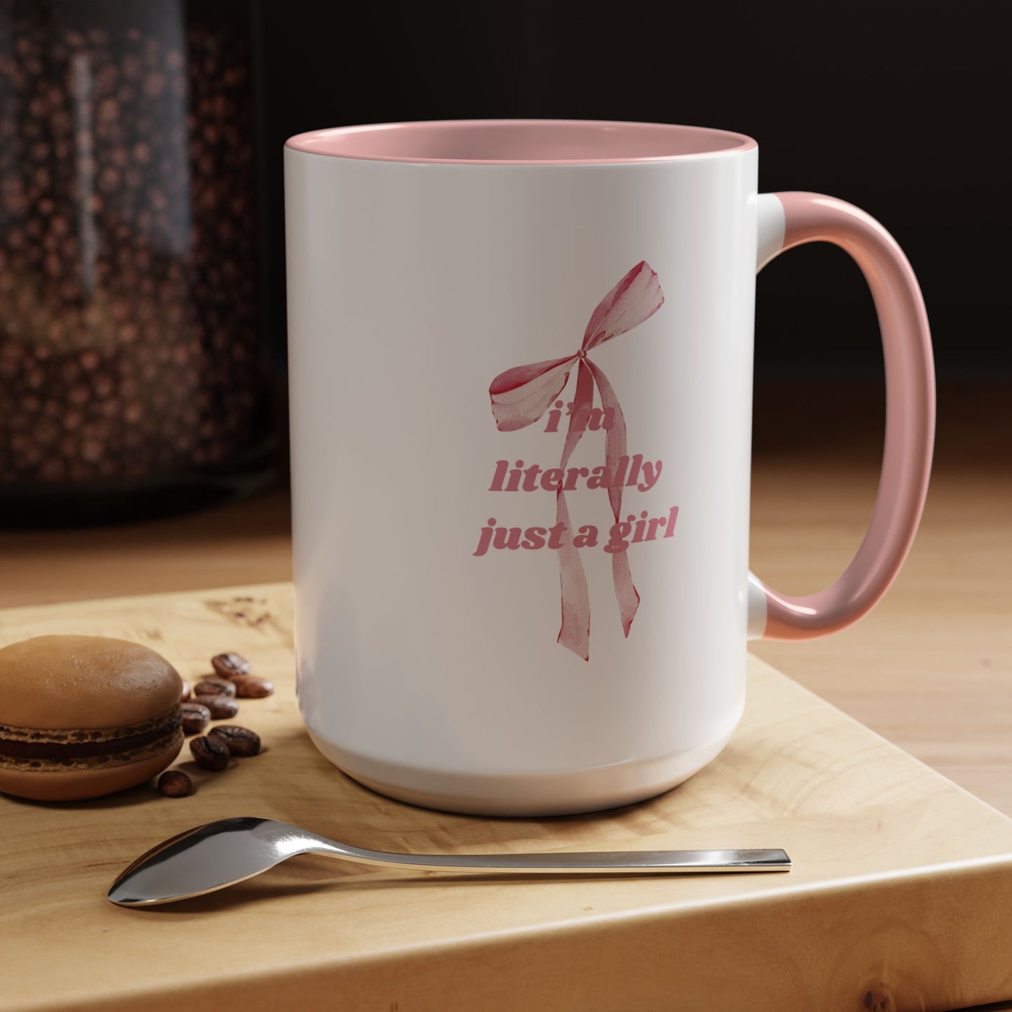 Literally Just a Girl Coffee Mug - Pink