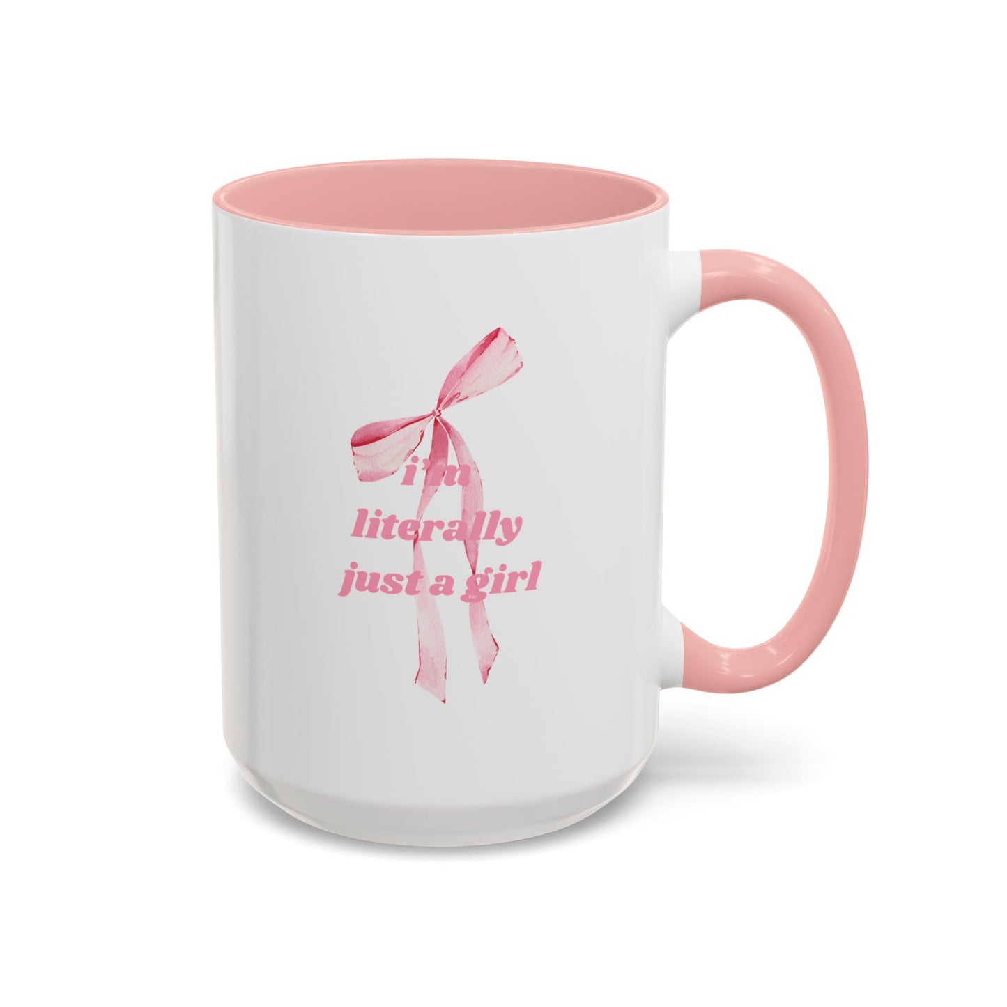 Literally Just a Girl Coffee Mug - Pink