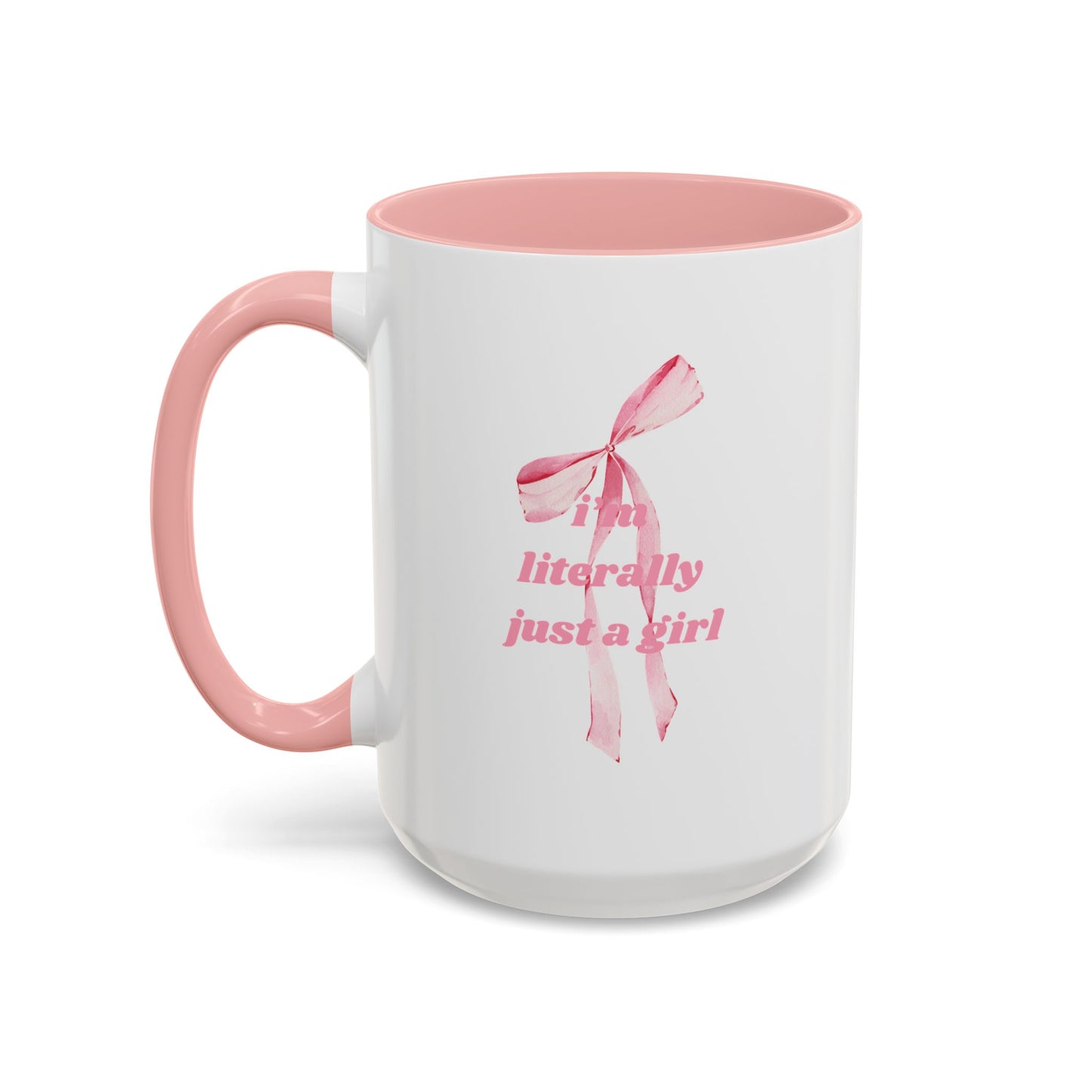 Literally Just a Girl Coffee Mug - Pink