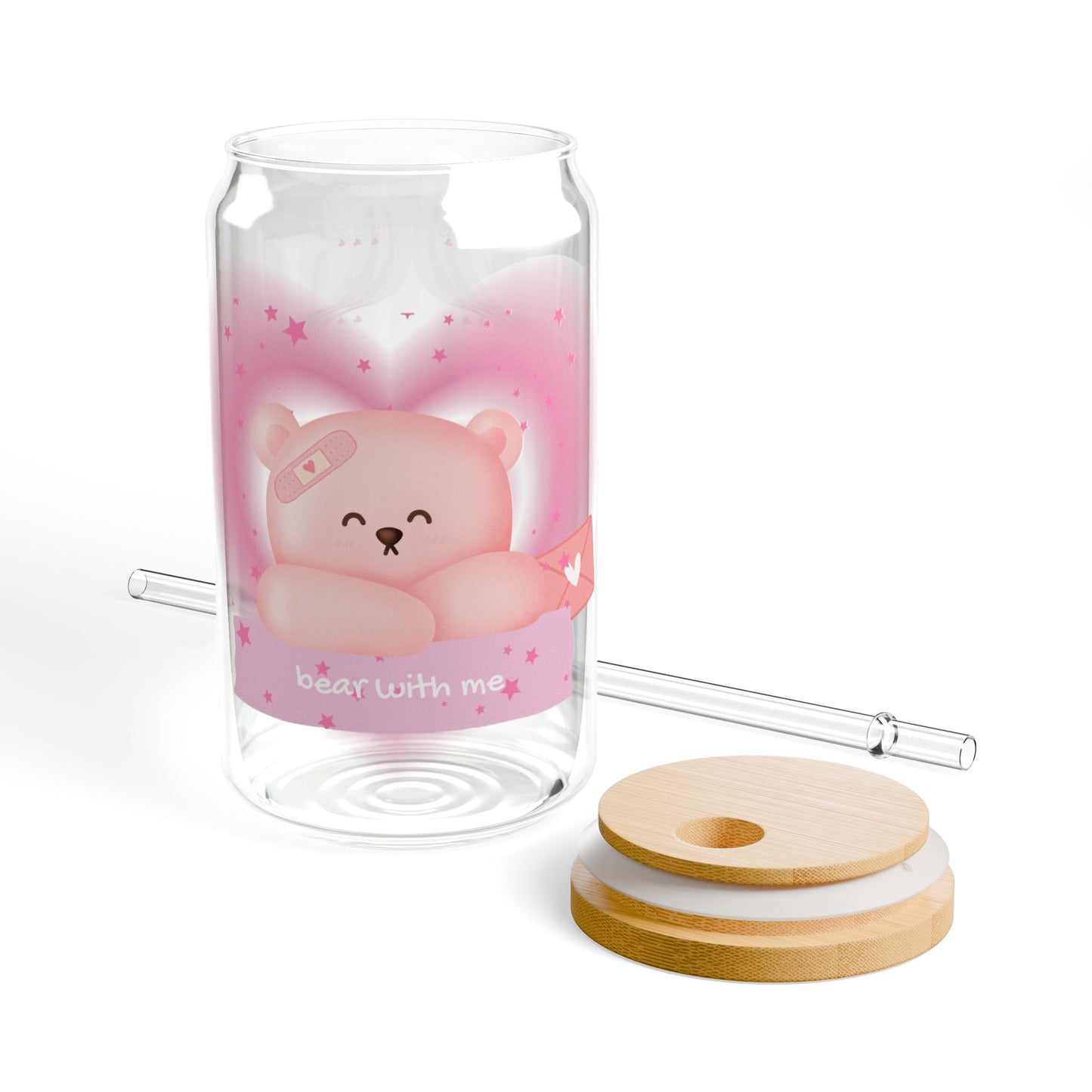 Bear With Me Sipper Glass