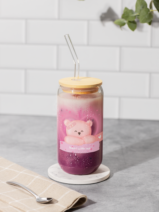 Bear With Me Sipper Glass